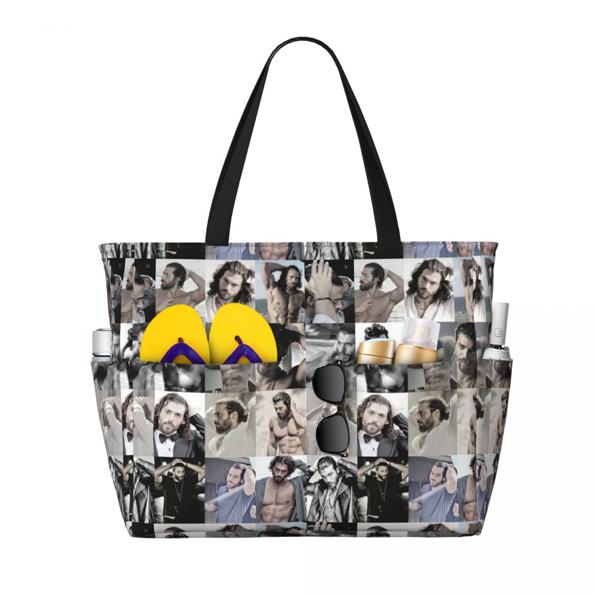 Yoga Fitness Photos - Bolsa tote grande para praia, academia,