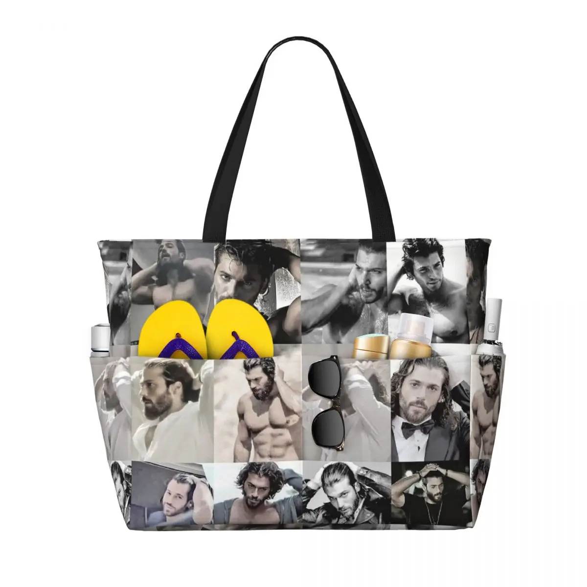 Yoga Fitness Photos - Bolsa tote grande para praia, academia,
