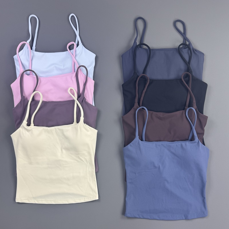 Stretch Strap Yoga - Top de Ginástica Feminino com Alças
