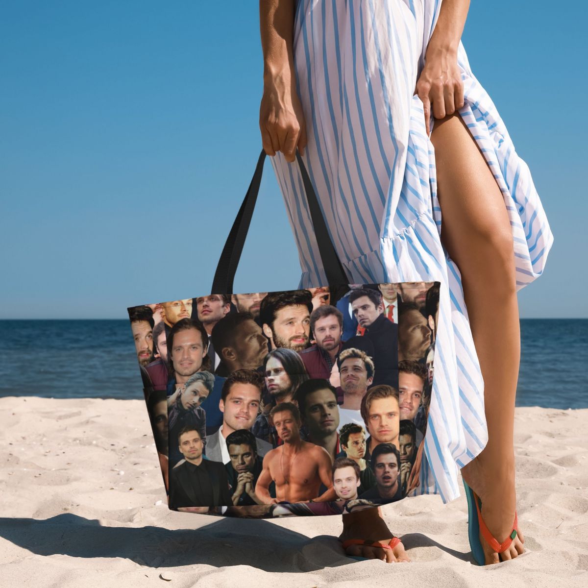 Yoga Fitness Photos - Sebastian stan foto colagem praia sacola