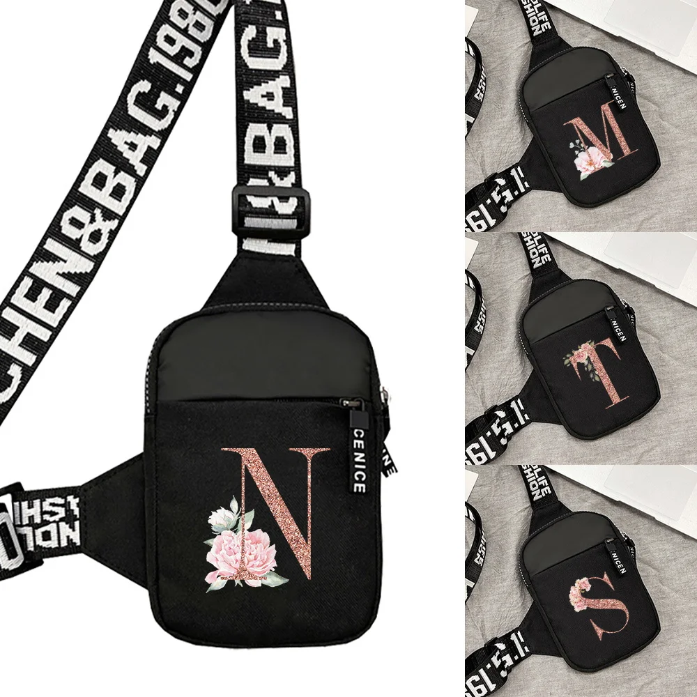 Yoga Fitness Name - Bolsa de Peito Masculina para Esportes,