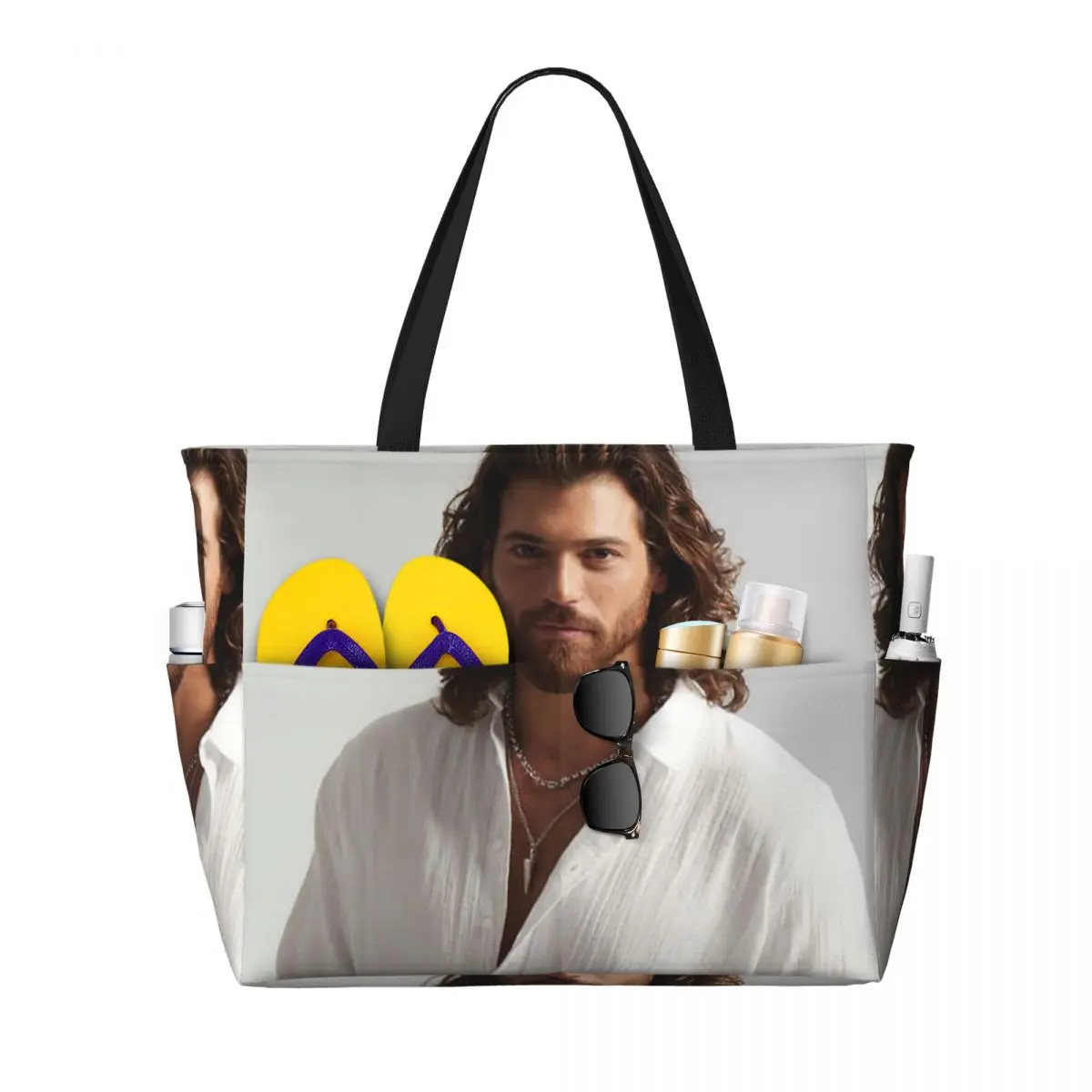Bolsa tote grande para praia,  - Yoga Fitness Photos avaliação e preço