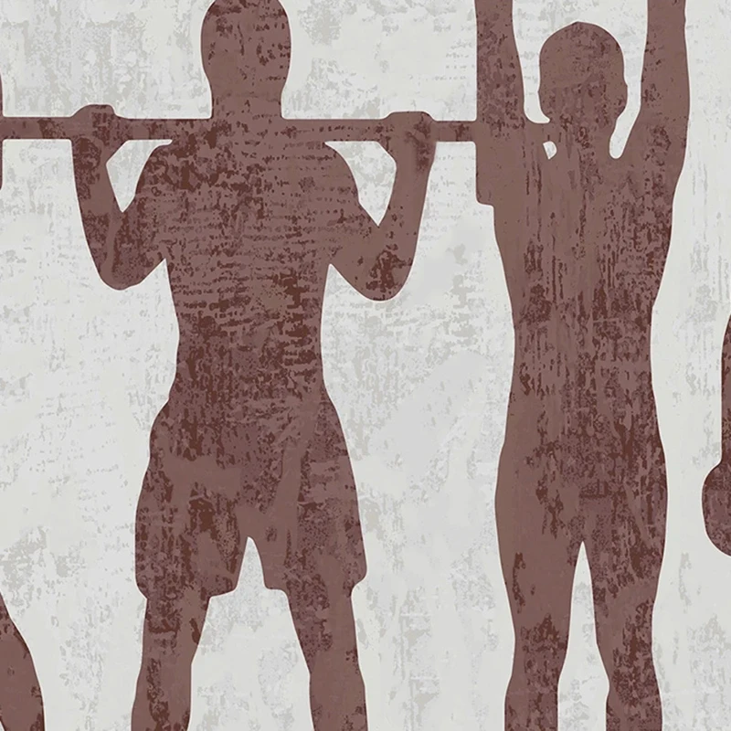 Papel de Parede Moderno Person - Yoga Fitness Wallpaper avaliação e preço