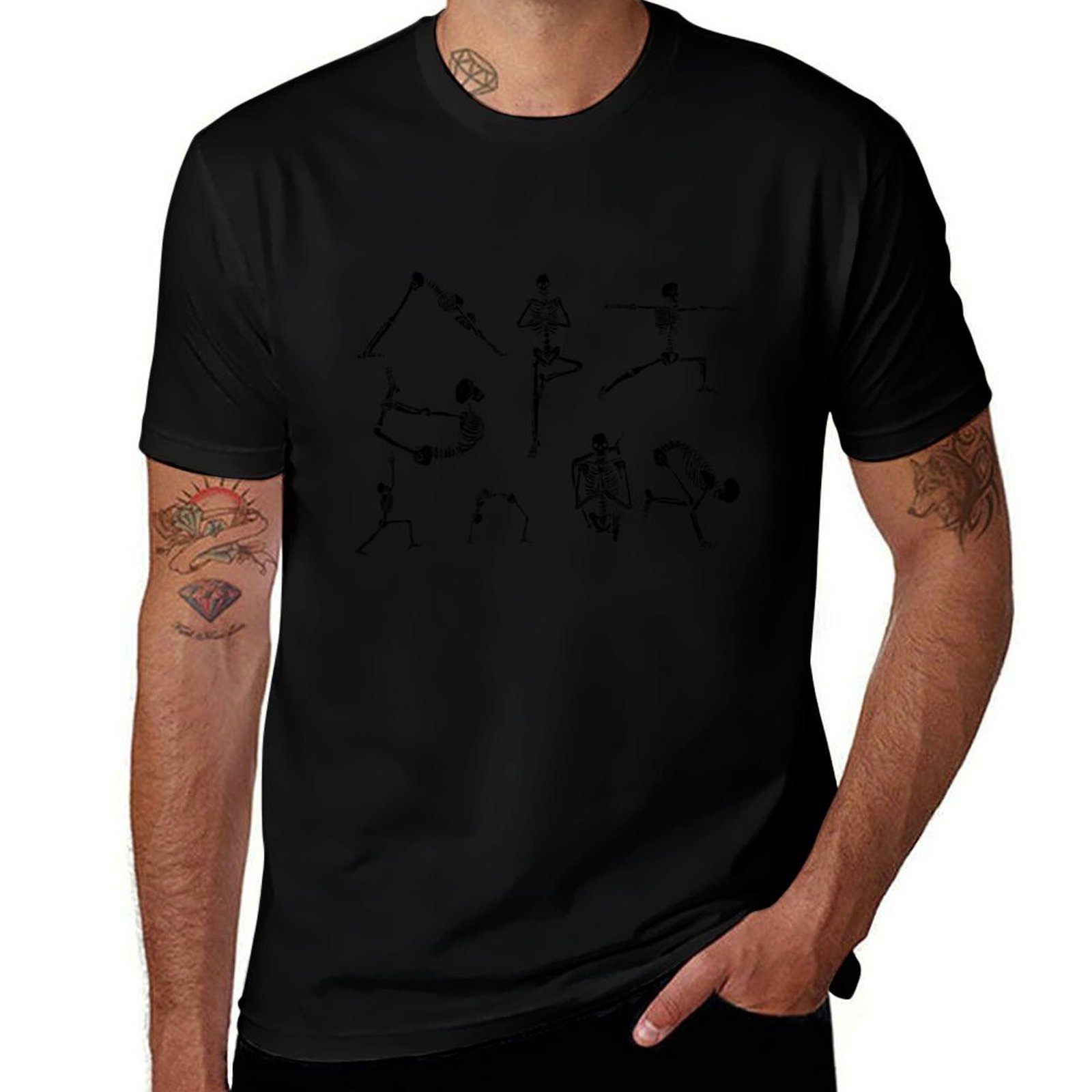 Camiseta de Manga Curta com Es - Yoga Fitness Gifts avaliação e preço