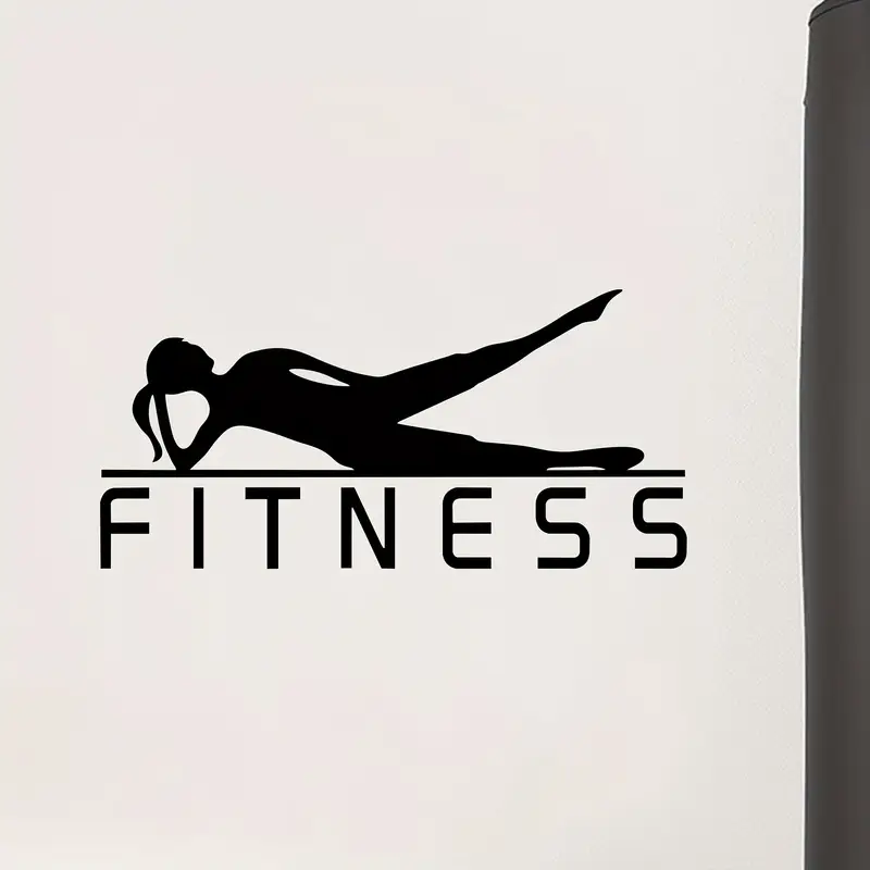 Adesivo de vinil de uma garota - Yoga Fitness Wallpaper avaliação e preço
