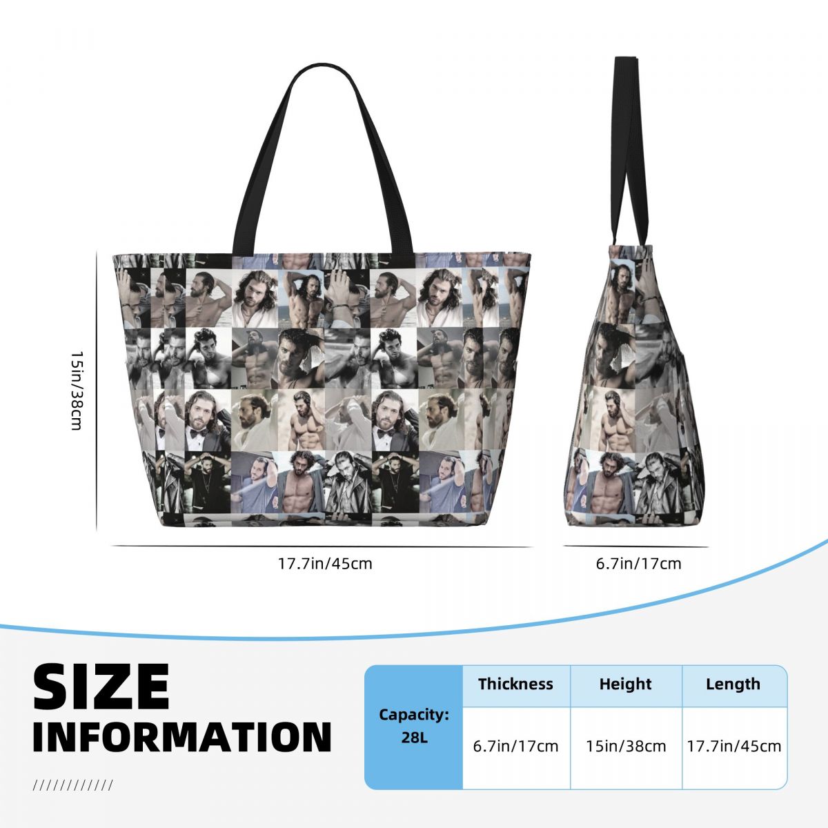 Bolsa tote grande para praia,  - Yoga Fitness Photos avaliação e preço