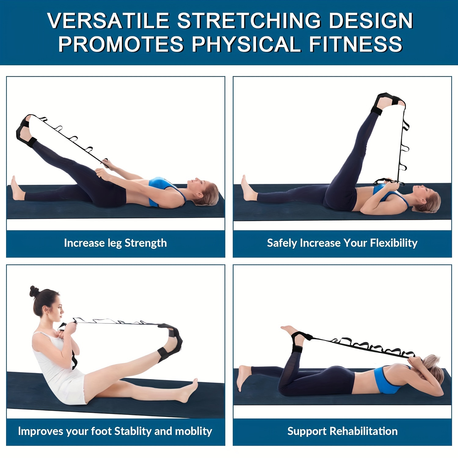 Faixa de Alongamento Segmentad - Stretch Strap Yoga avaliação e preço
