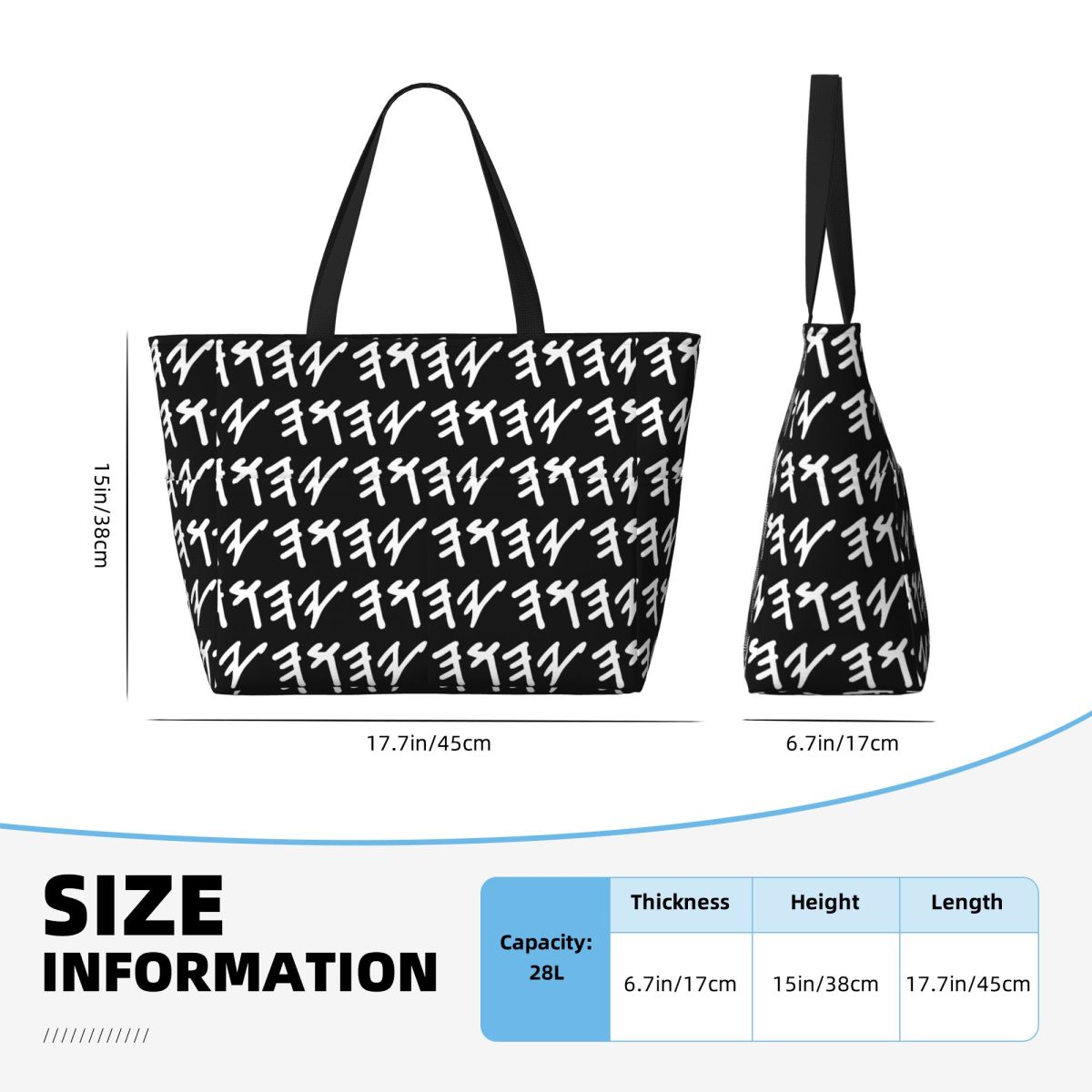 Bolsa tote grande com nome de  - Yoga Fitness Name avaliação e preço