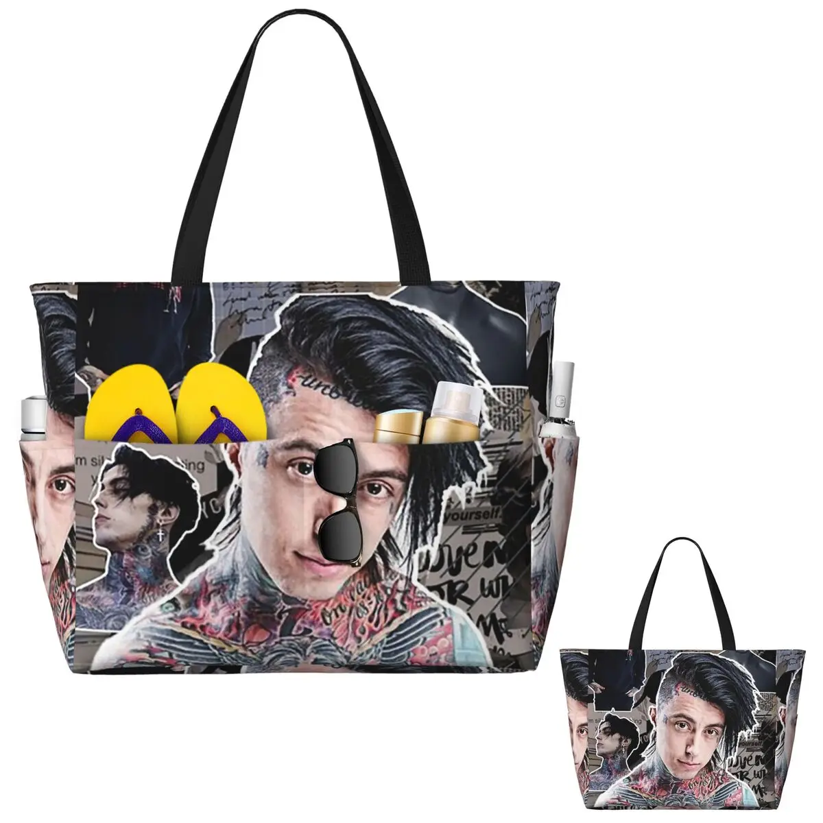 Bolsa tote de praia de alta qu - Yoga Fitness Photos avaliação e preço