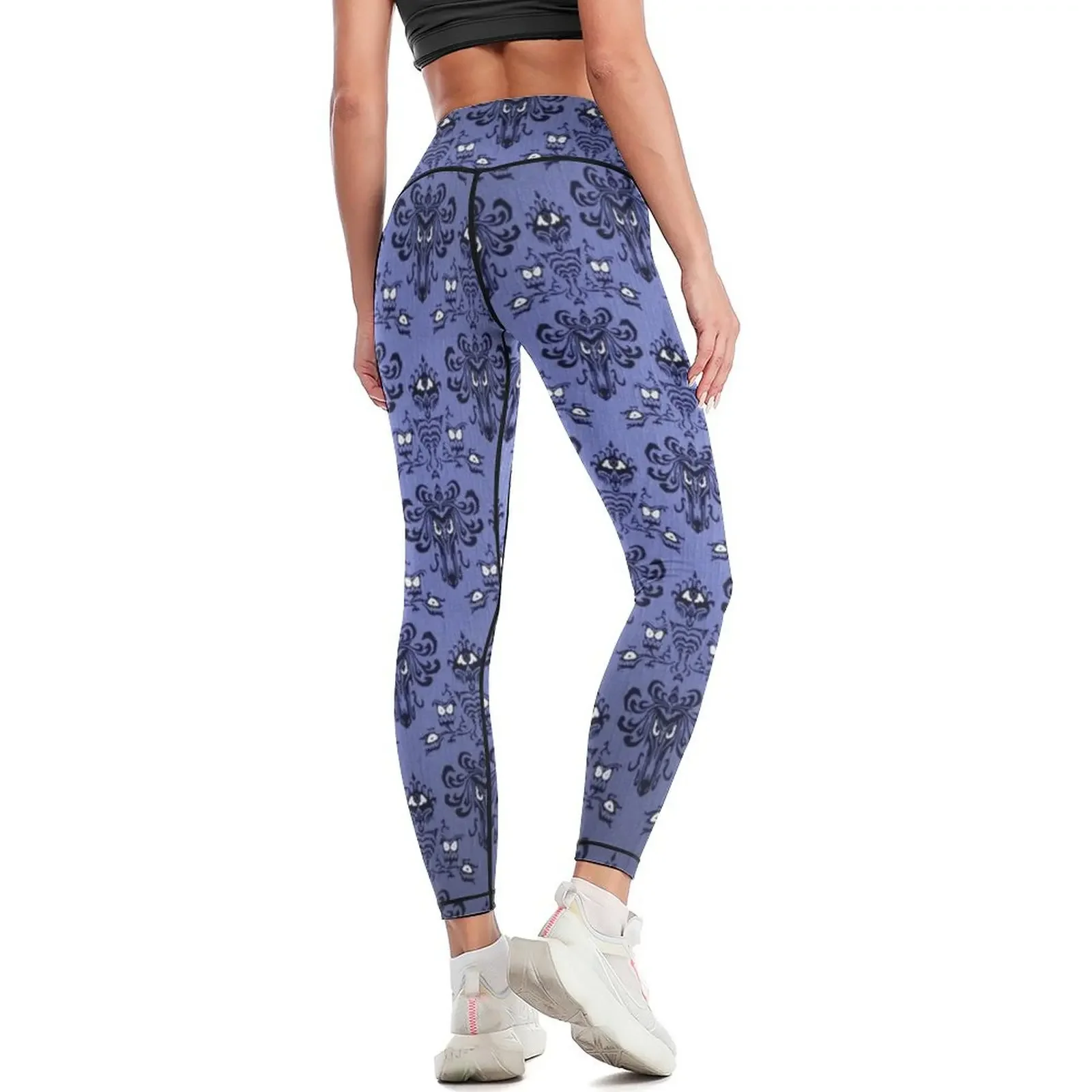 Leggings com Estampa de Mansão - Yoga Fitness Wallpaper avaliação e preço