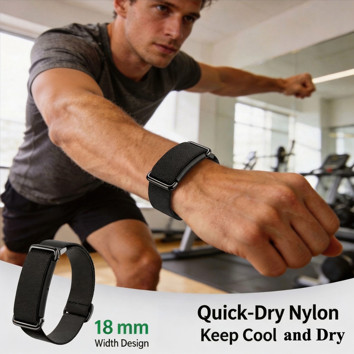 Pulseira de Nylon e Braçadeira - Fitness Tracker Band avaliação e preço