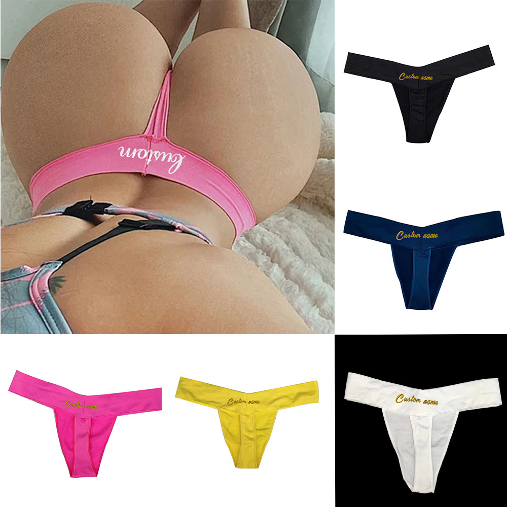 Tanga personalizada com nome b - Yoga Fitness Name avaliação e preço