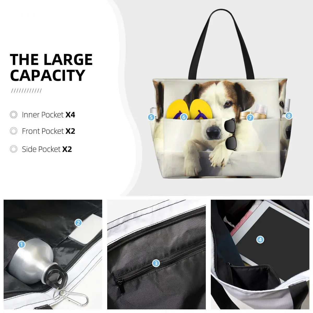 Bolsa tote grande para mulhere - Yoga Fitness Photos avaliação e preço