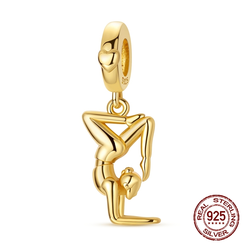 Pingente de Prata Esterlina 92 - Yoga Fitness Gifts avaliação e preço