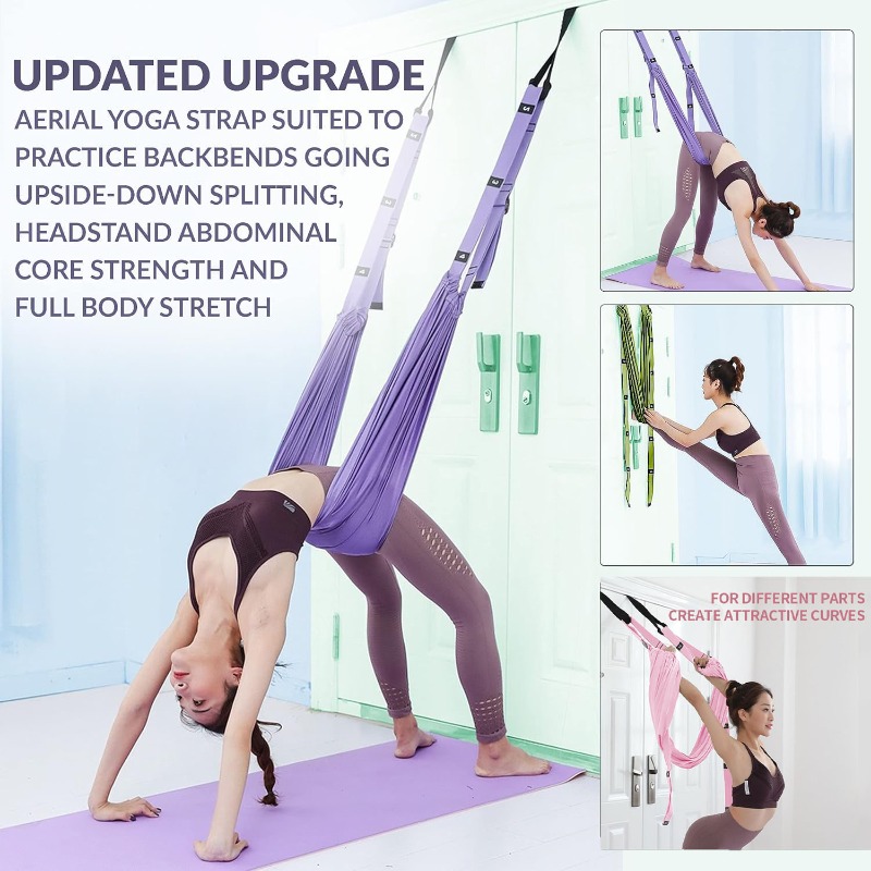 Conjunto de Rede de Yoga Aéreo - Stretch Strap Yoga avaliação e preço
