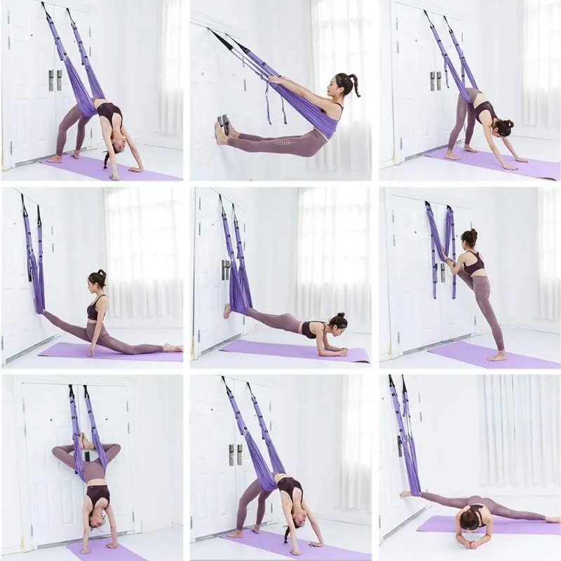 Conjunto de Rede de Yoga Aéreo - Stretch Strap Yoga avaliação e preço
