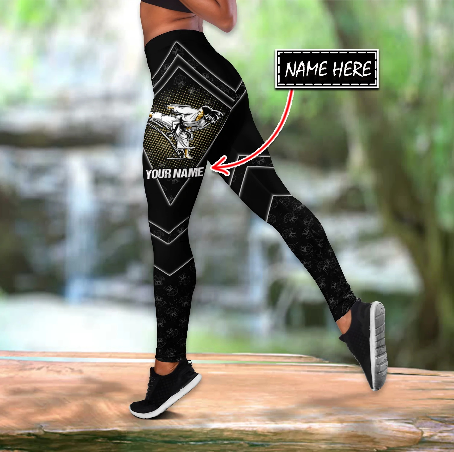 Personalizar nome karate 3d im - Yoga Fitness Name avaliação e preço